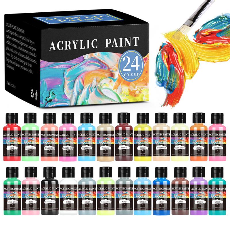 Leather Dye Finish - 24 colori Set di pigmenti in