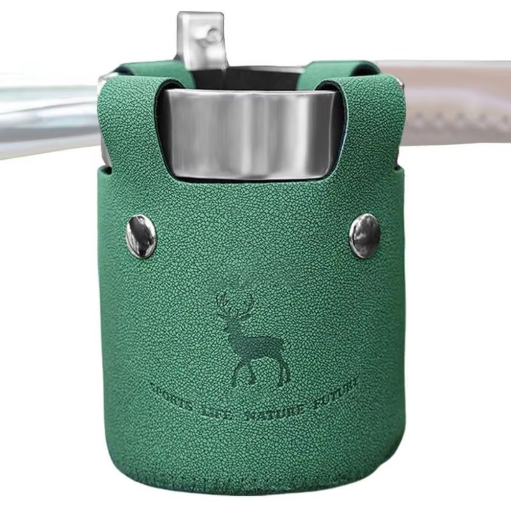 Leatherwork Clamp - Portaborraccia in Metallo per Bicicletta, Supporto