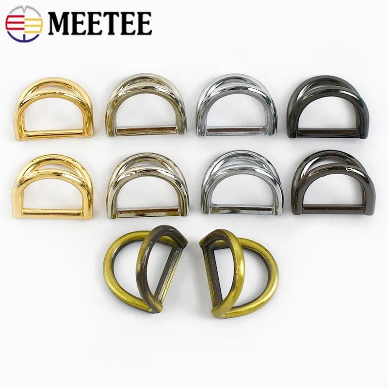 Leatherwork Hardware - Meetee 5/10/20 Pz 19mm Metallo D