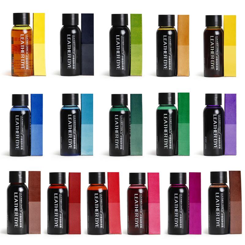 Leather Dye Finish - Serie professionale di vernici per pelle