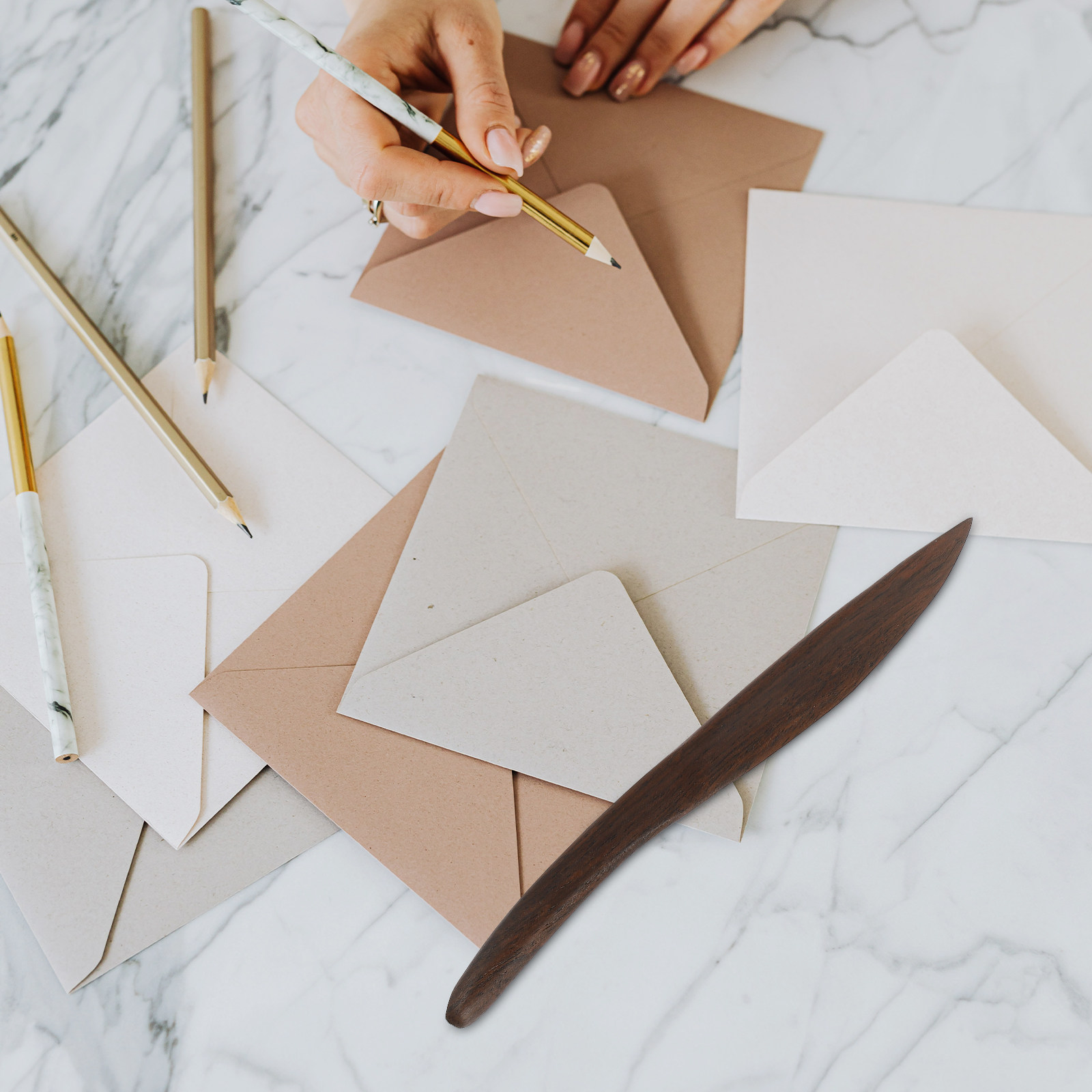 Bone Folder Tool - 5 pezzi di piegatrici per carta