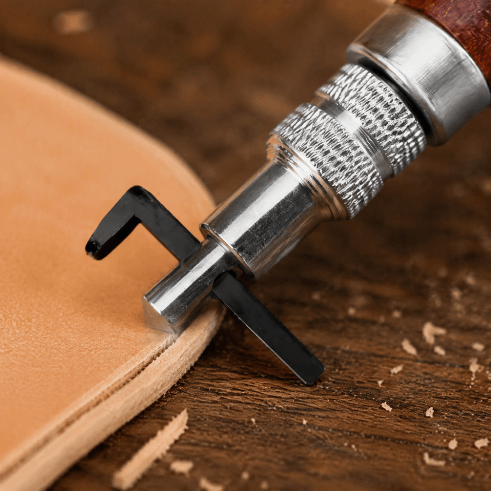 Groover Stitching Tool - Utensile per Scanalature in Pelle a