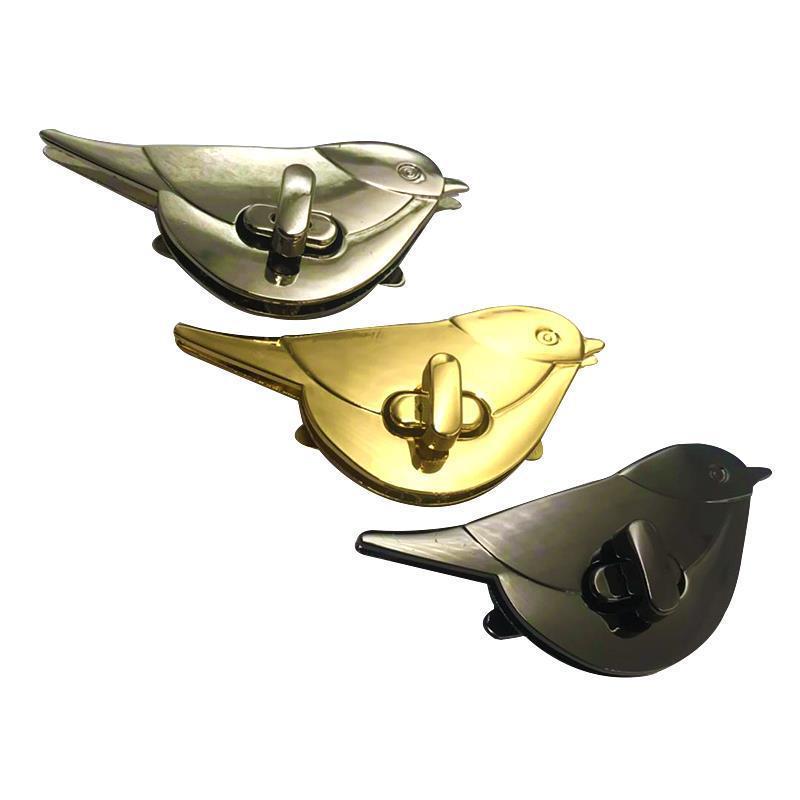 Leatherwork Hardware - Lucchetti a Forma di Gatto/Uccello in
