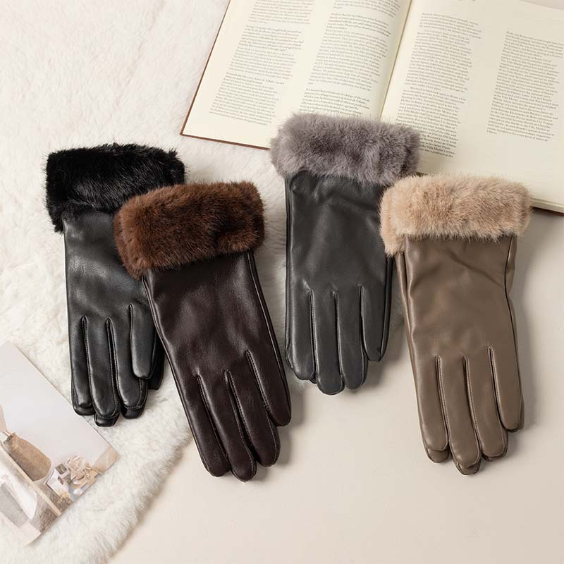 Leather Work Winter Gloves - Guanti in pelle Mao Kou, guanti