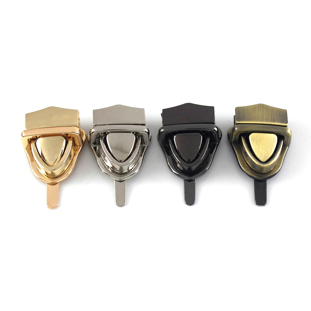 Leatherwork Hardware - 1 pezzo di chiusura con linguetta
