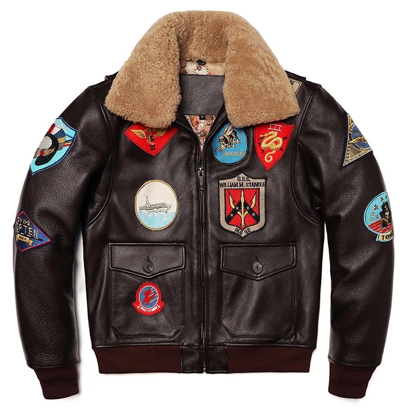 Leather Work Jacket - Abbigliamento militare G1 Giacca da volo
