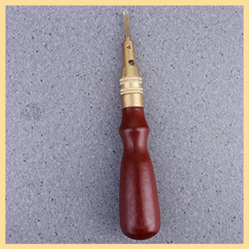 Groover Stitching Tool - 7 pezzi smussatrice in pelle cuciture