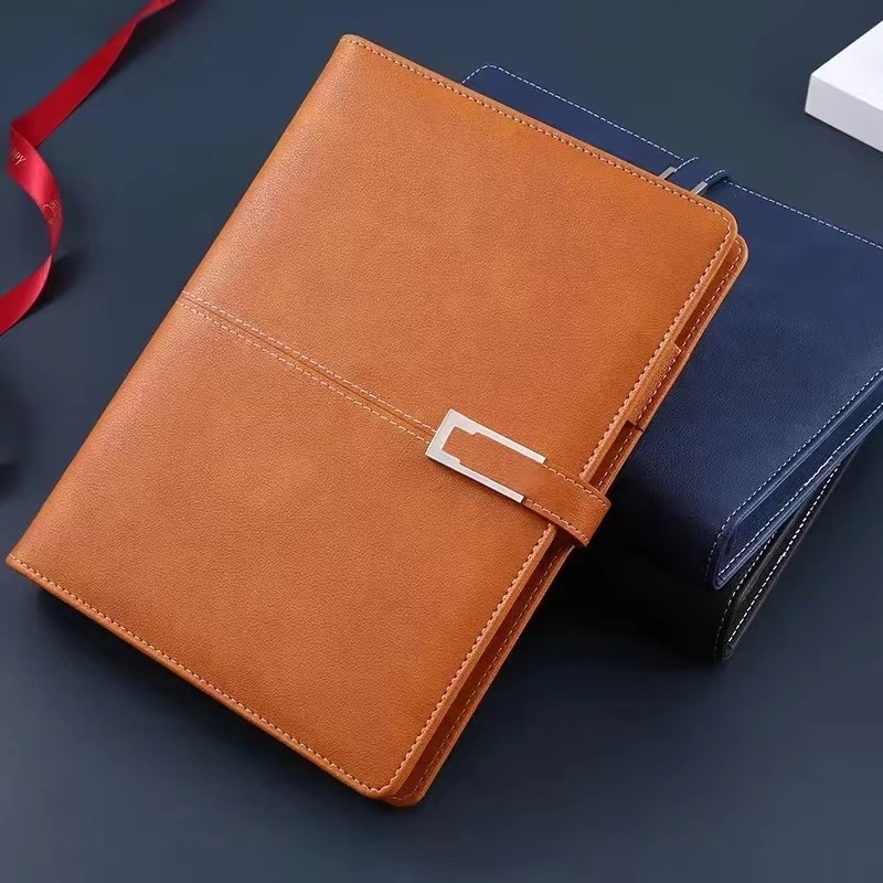 Leather Work Notebook - Diario in pelle A5 con copertina