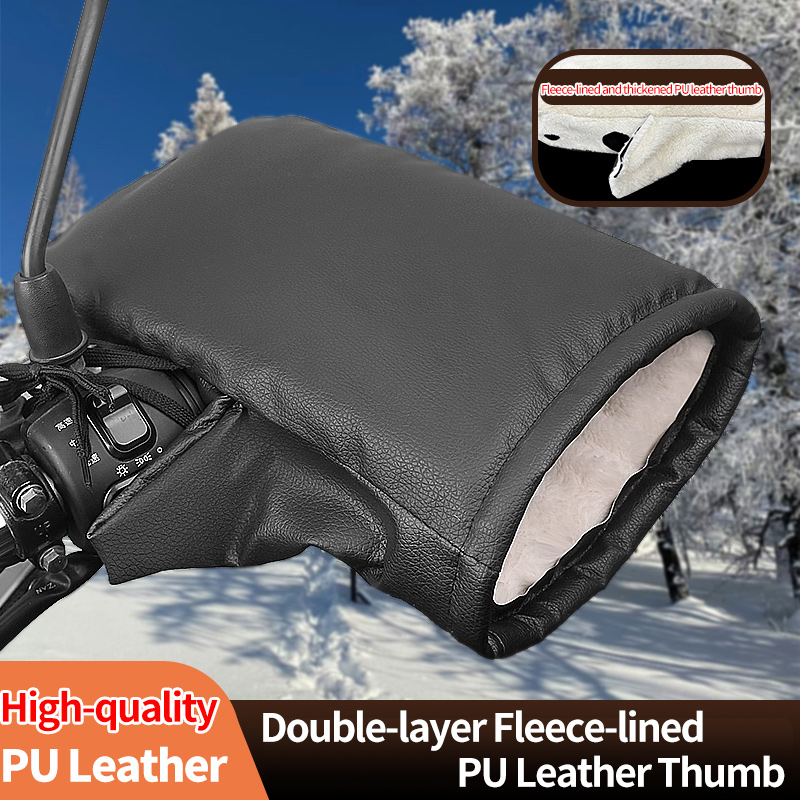 Leather Work Winter Gloves - Guanti invernali per bici elettriche da