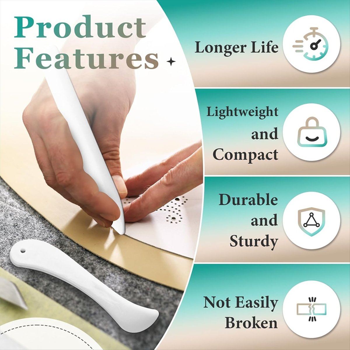 Bone Folder Tool - 【Best Seller】20 Pezzi Piegacarte in Plastica