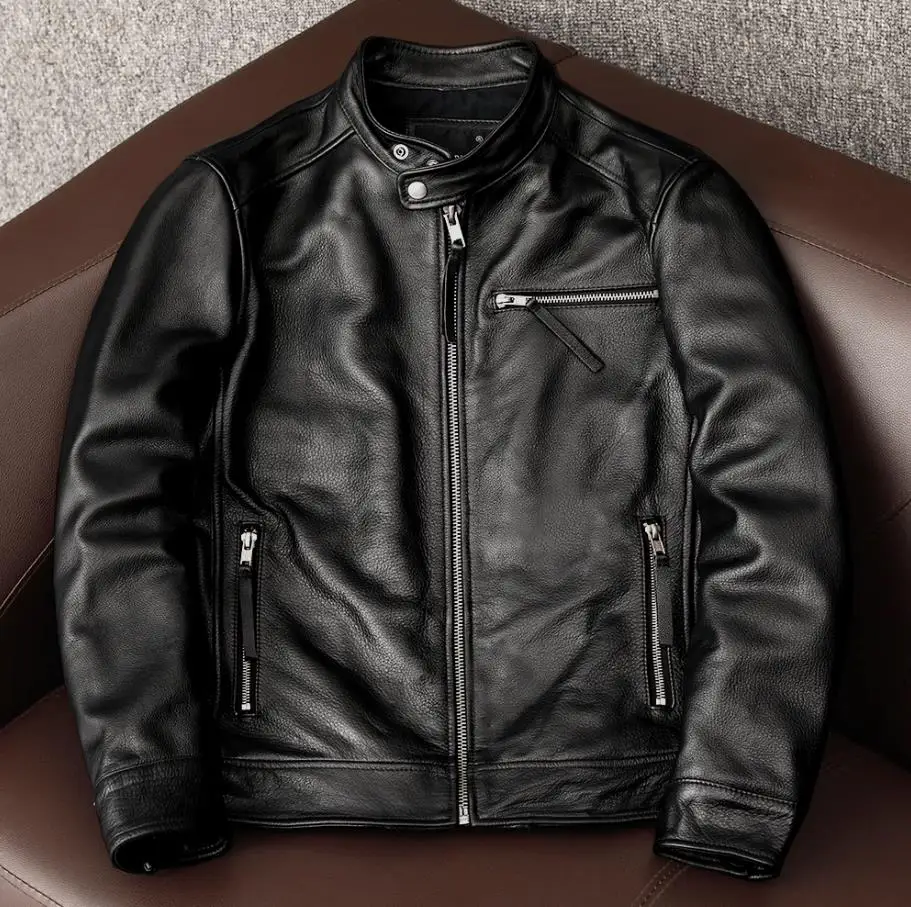Leather Work Jacket - Wholeseses.100 % abbigliamento in vera pelle