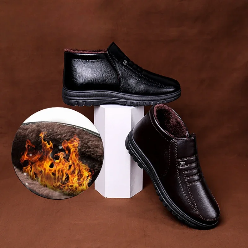 Stivali da uomo taglie forti S - Leather Work Flats recensione e prezzo