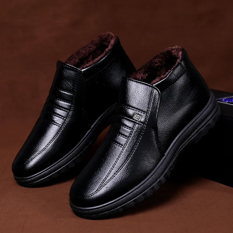 Stivali da uomo taglie forti S - Leather Work Flats recensione e prezzo