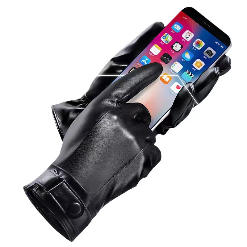 Guanti neri autunnali e invern - Leather Work Winter Gloves recensione e prezzo