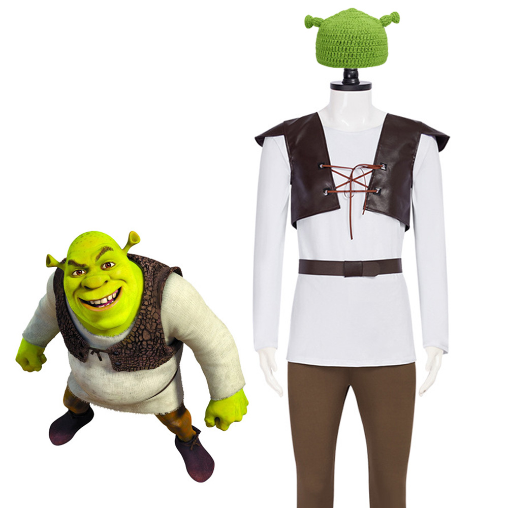 Shrek Costumi Cosplay Cappello - Leather Work Hat recensione e prezzo