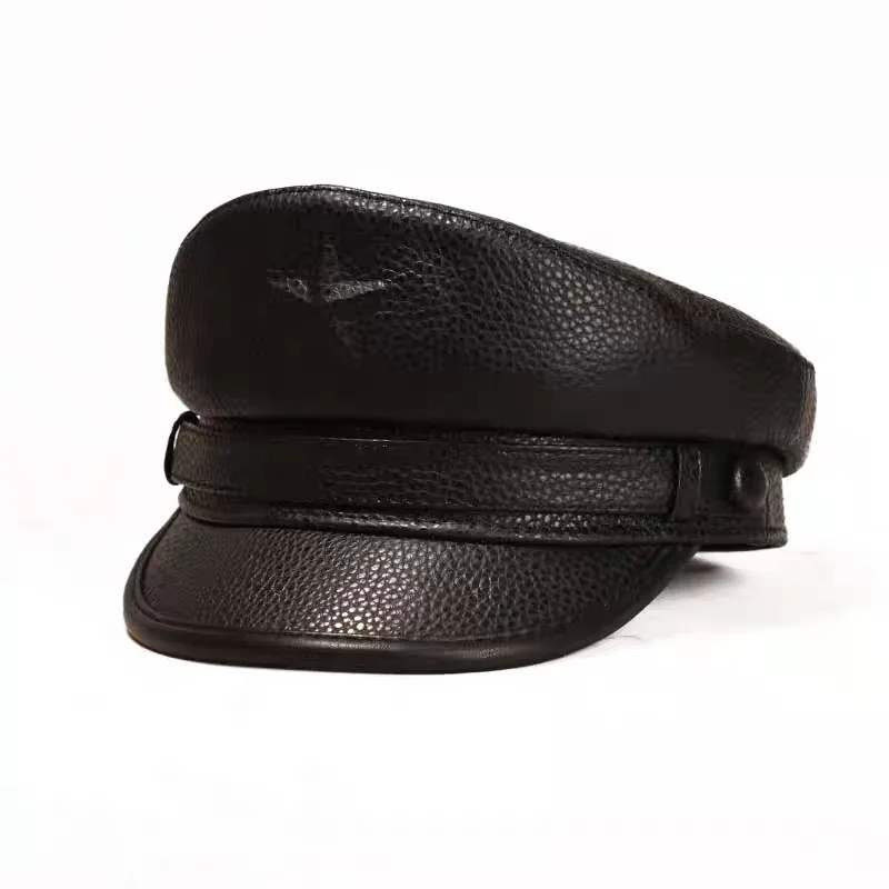 Romanzo berretto militare per  - Leather Work Hat recensione e prezzo