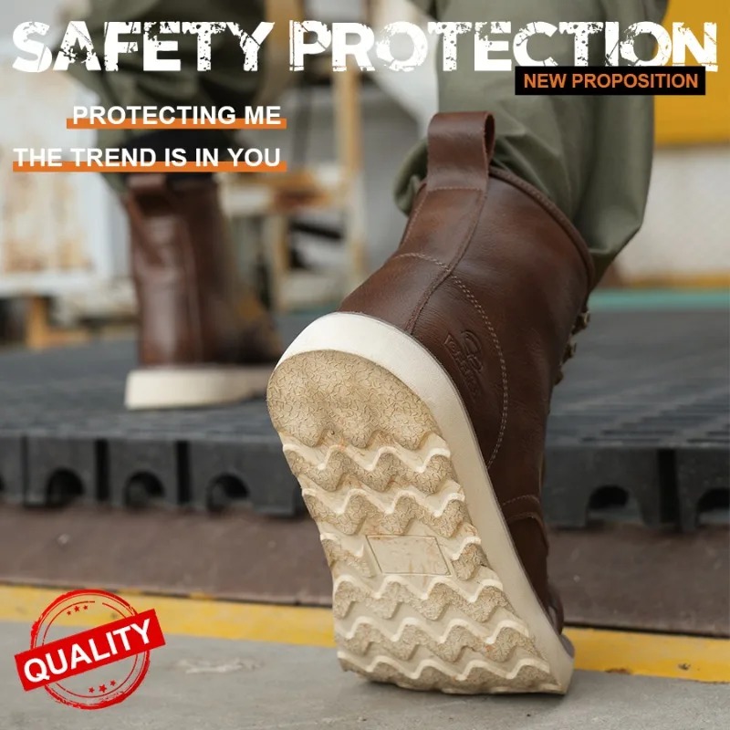 Scarpe di protezione del lavor - Leather Work Hat recensione e prezzo