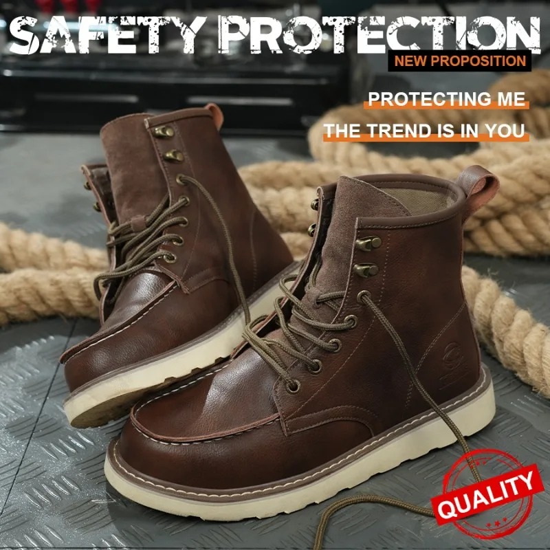 Scarpe di protezione del lavor - Leather Work Hat recensione e prezzo