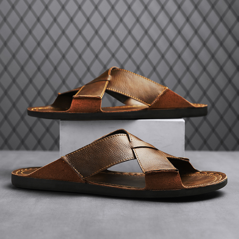 Pantofole da uomo in vera pell - Leather Work Flats recensione e prezzo