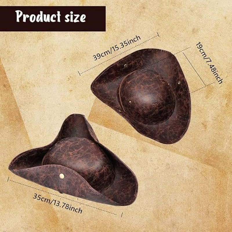 Cappello da pirata in ecopelle - Leather Work Hat recensione e prezzo