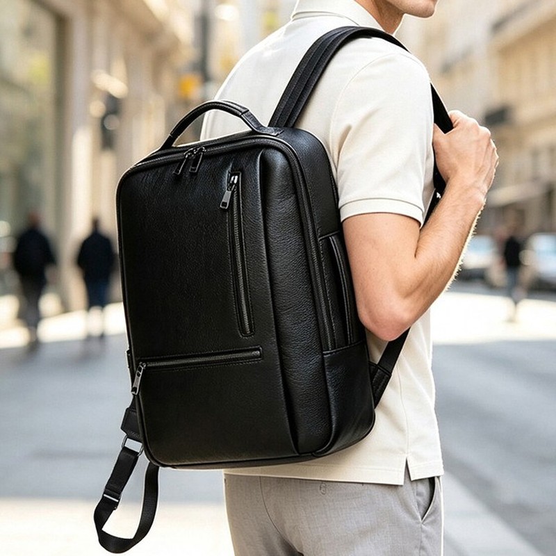 Zaino da lavoro in vera pelle  - Leather Work Rucksack Mens recensione e prezzo