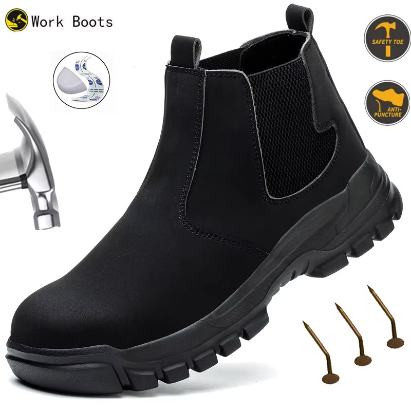 Stivali da lavoro antinfortuni - Leather Work Flats recensione e prezzo