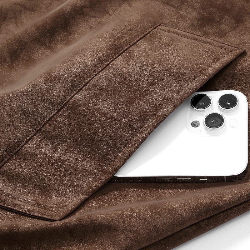 Giacca in pelle da uomo con co - Leather Work Jacket recensione e prezzo