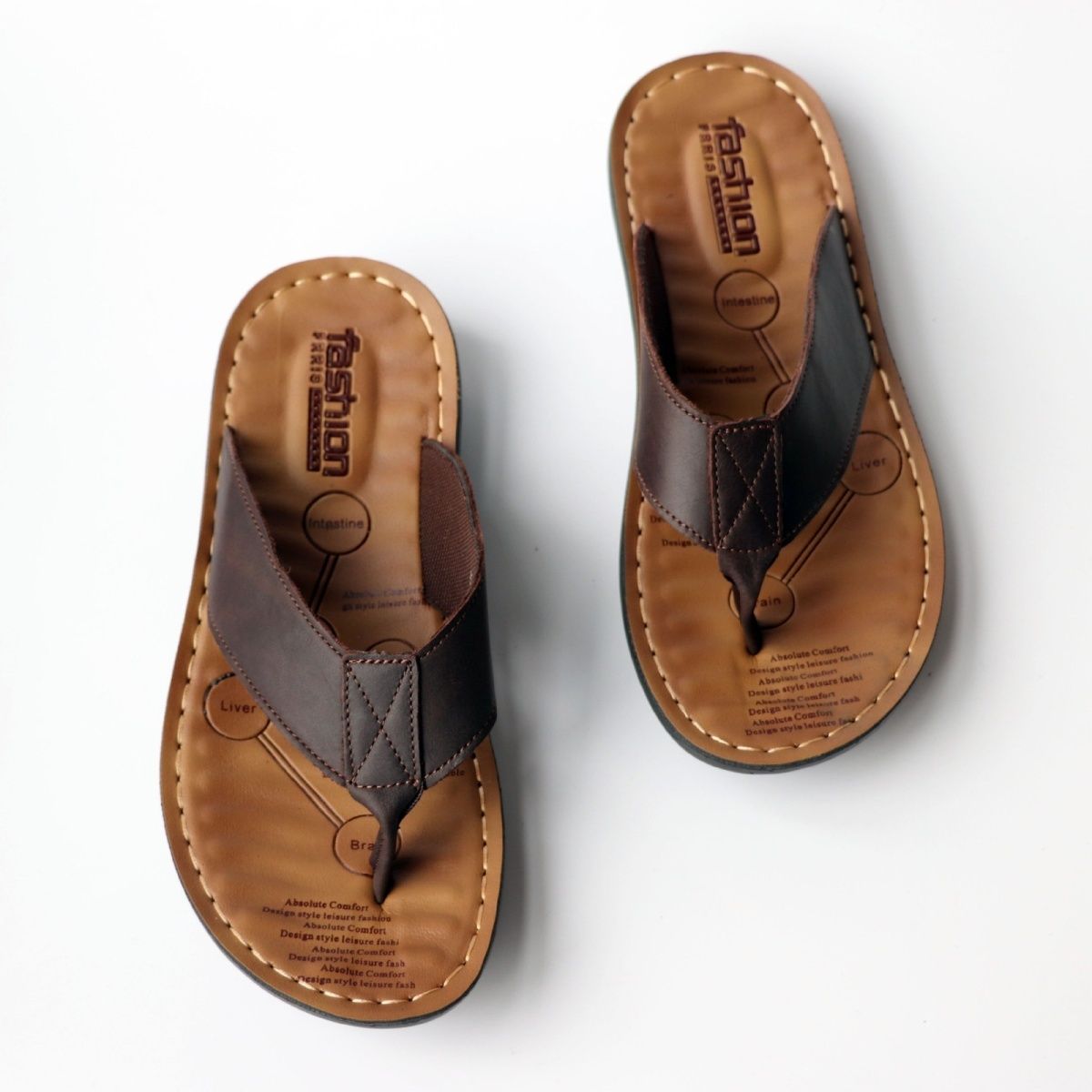 Scarpe estive da uomo Ciabatte - Leather Work Flats recensione e prezzo