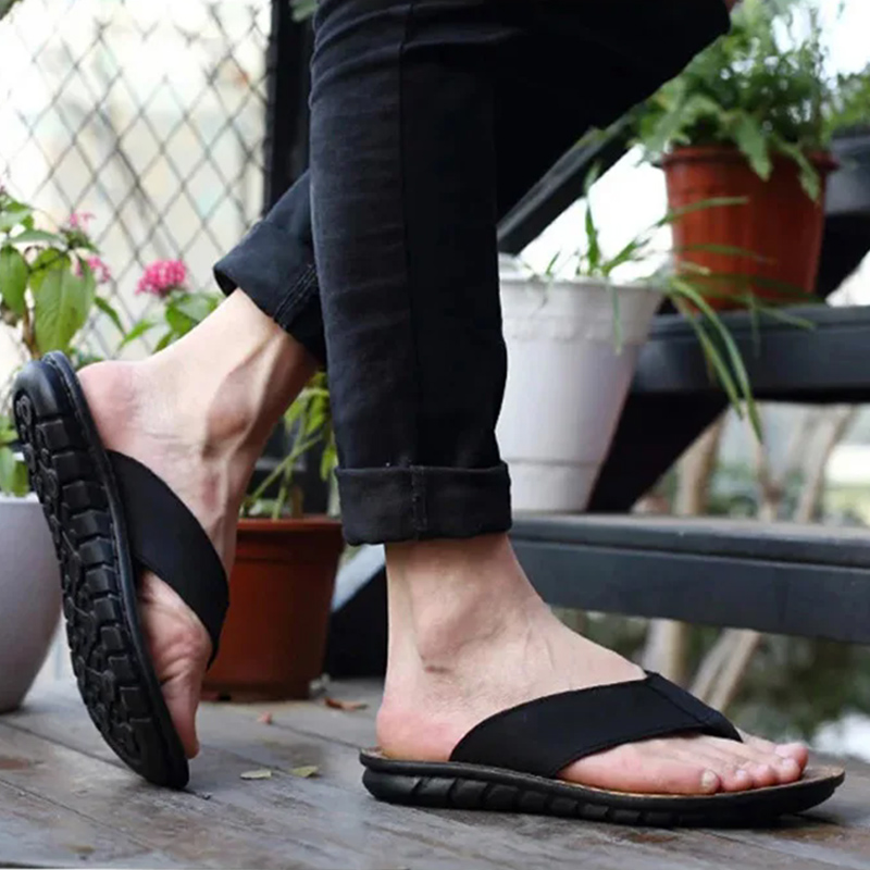 Scarpe estive da uomo Ciabatte - Leather Work Flats recensione e prezzo