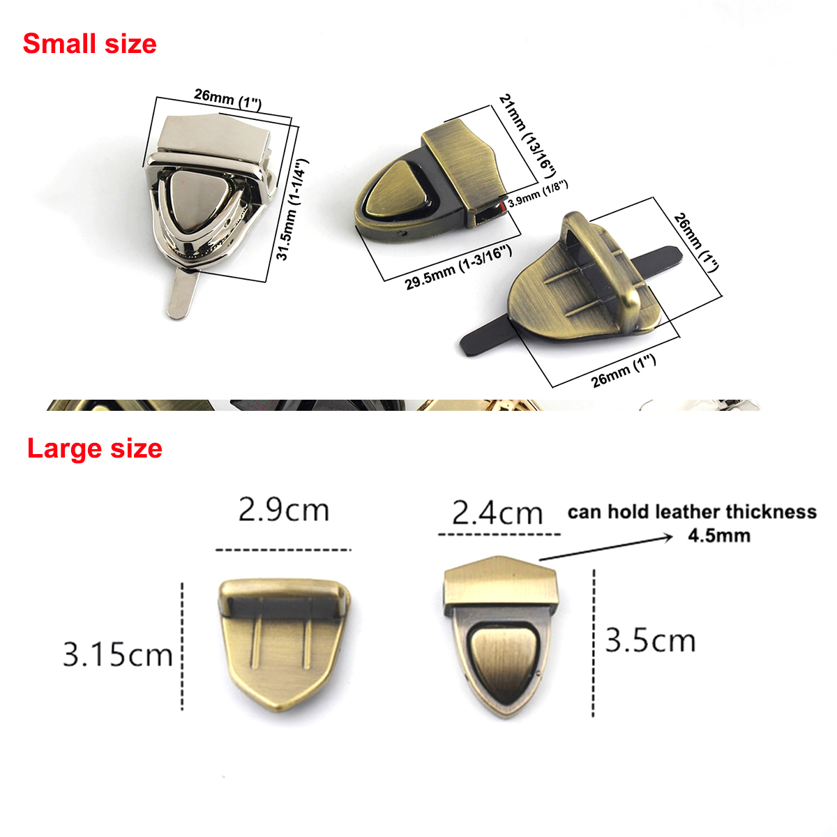 1 pezzo di chiusura con lingue - Leatherwork Hardware recensione e prezzo