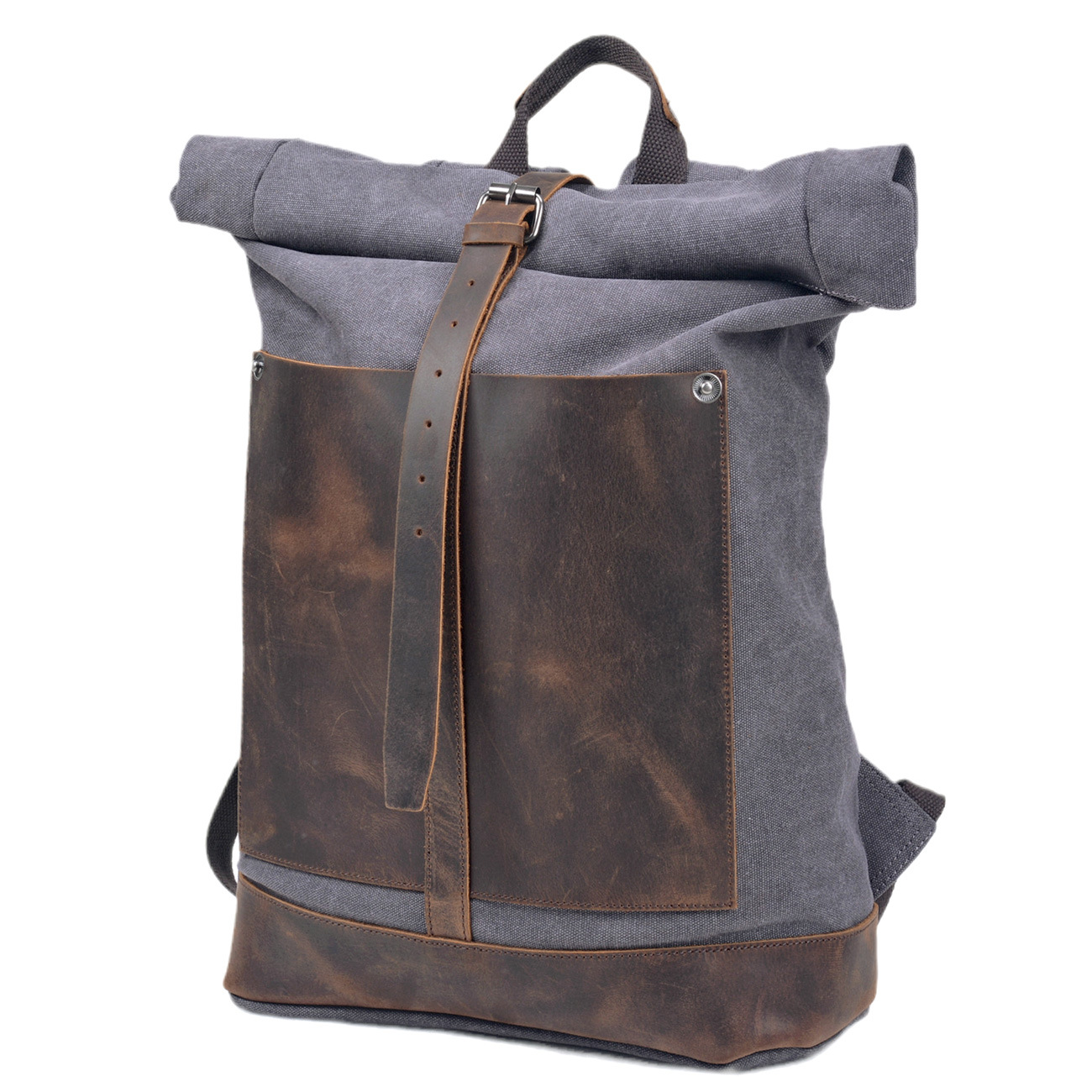 Zaino da uomo in tela cerata c - Leather Work Rucksack Mens recensione e prezzo