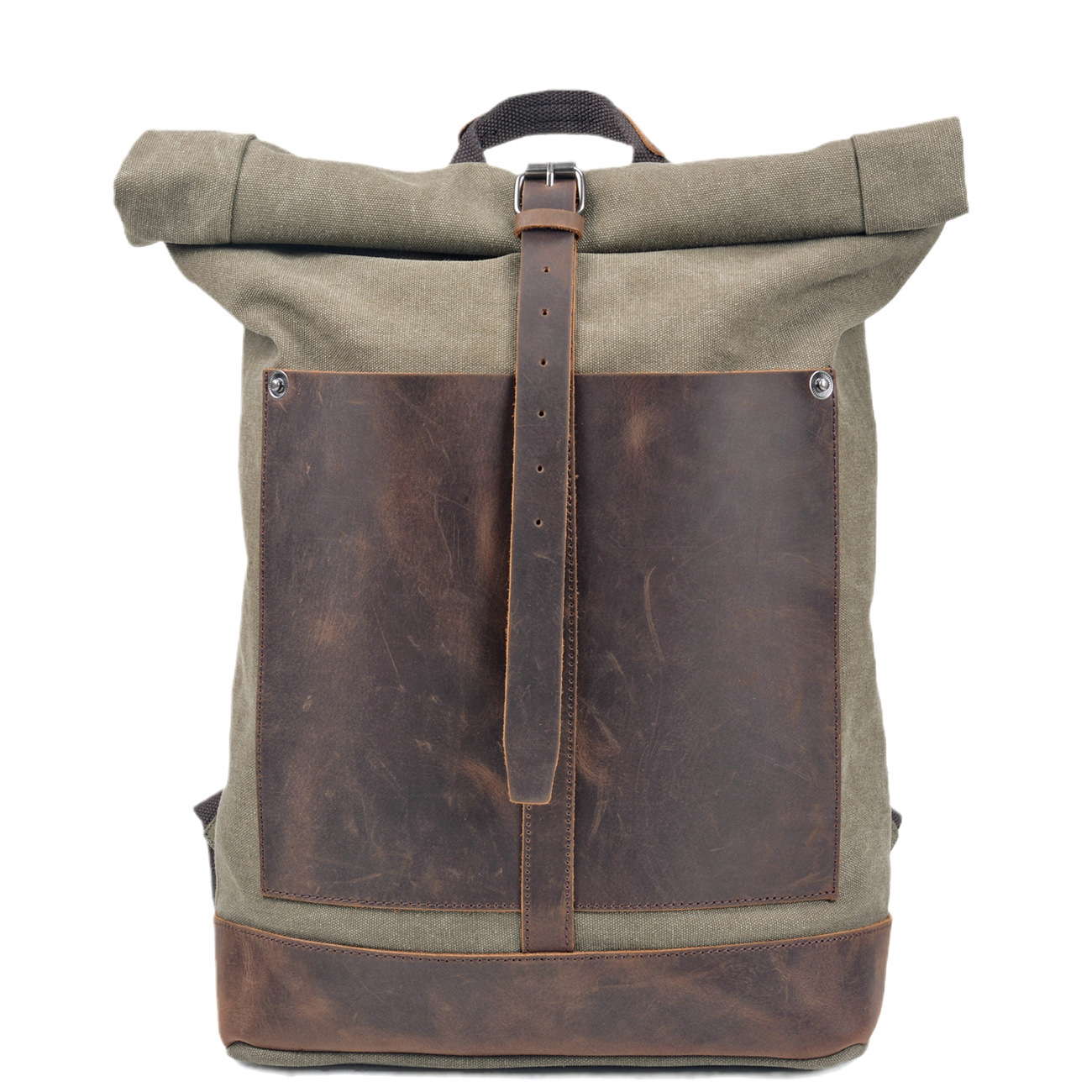 Zaino da uomo in tela cerata c - Leather Work Rucksack Mens recensione e prezzo