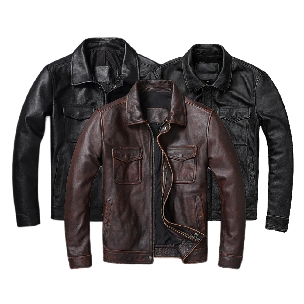 Giacca Vintage in vera pelle m - Leather Work Jacket recensione e prezzo