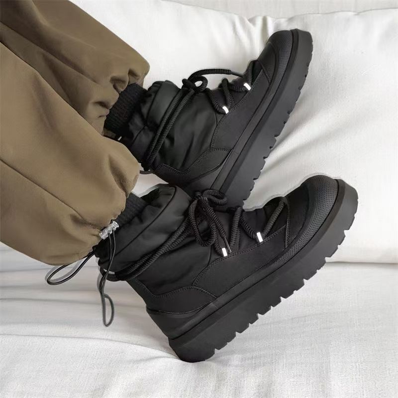 Stivali da neve da uomo nuovi  - Leather Work Flats recensione e prezzo