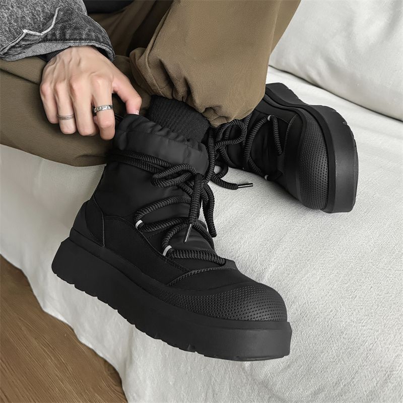 Stivali da neve da uomo nuovi  - Leather Work Flats recensione e prezzo