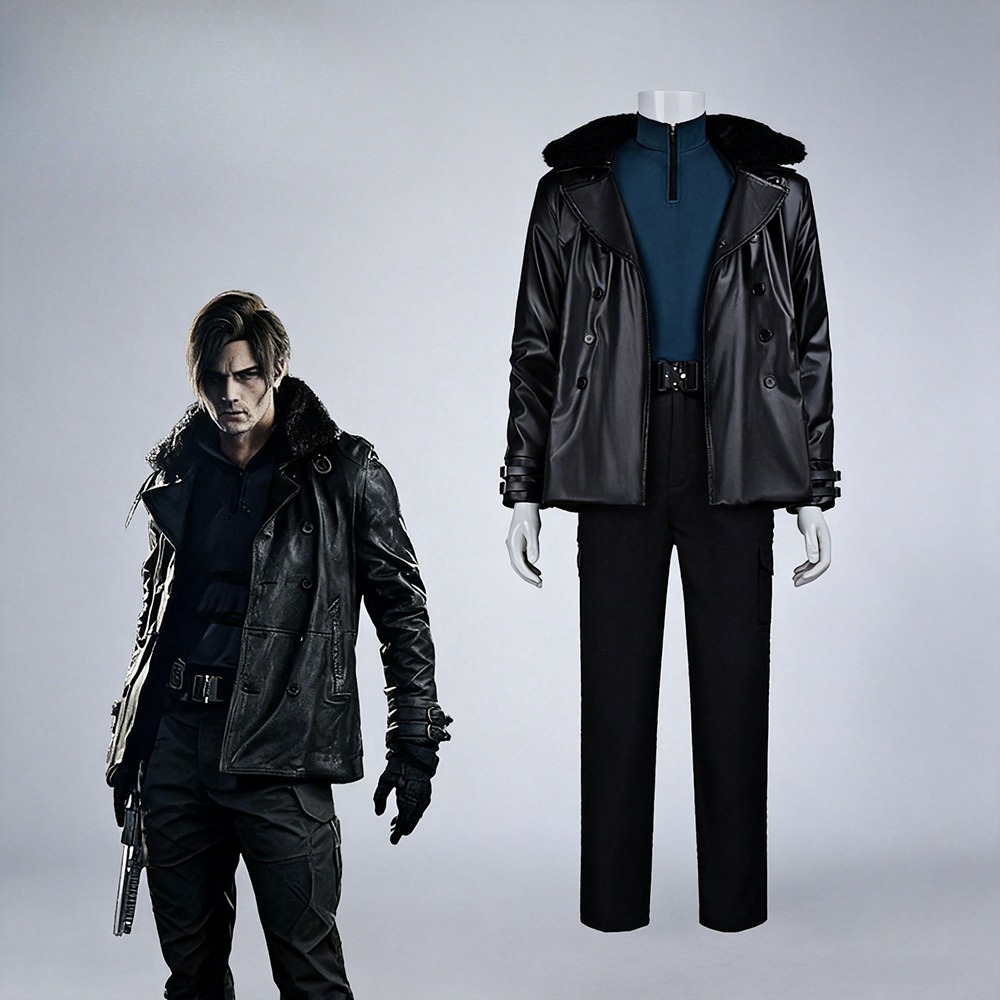 Costume Cosplay Leon Kennedy R - Leather Work Jacket recensione e prezzo
