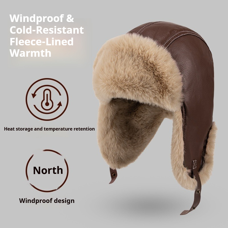 Cappello Invernale da Uomo in  - Leather Work Hat recensione e prezzo